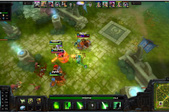 create a mmorpg game, open world game, moba game, battle royale game