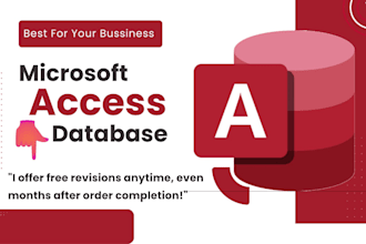 develop microsoft access 365 database project and application