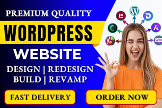 build responsive wordpress website design, redesign, or revamp wordpress website