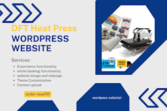 design heat press dft transfer vinyl cutter sublimation paper wordpress website