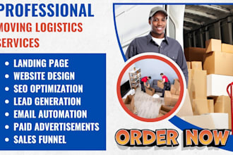 generate moving company leads logistics leads transport leads automated campaign