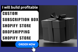 design subscription box shopify store membership subscription box