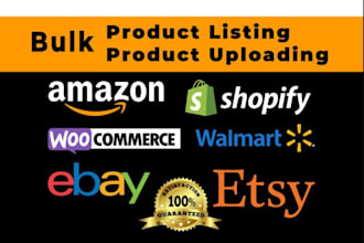 do shopify full store and products SEO, products listing, products description