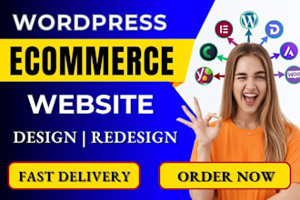 build wordpress ecommerce website, webshop woocommerce website using woocommerce