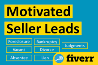 generate off market motivated seller leads for real estate