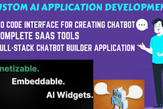 develop ai web apps, chatbots, ai saas with langchain, manychat, generative ai