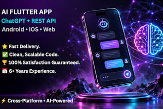 build a cross platform ai flutter app with chatgpt and rest API integration