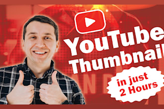design a viral attractive and catchy youtube thumbnail