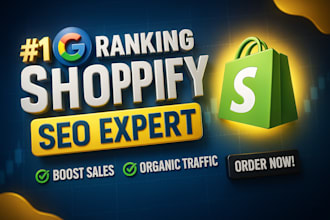 be your shopify SEO expert for google ranking
