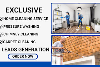 quality home cleaning service leads pressure washing lead chimney cleaning leads