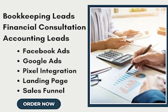 generate bookkeeping leads financial consultation accounting gohighlevel website