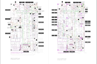 design hvac, electrical and plumbing mep for permit design