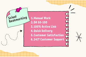 improve your SEO with high da pa social bookmarking backlink