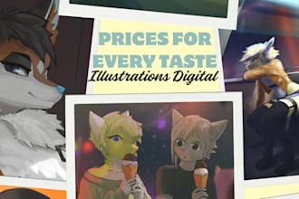 ilustración digital or pixel art