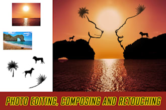 do high end portrait retouching, composition and photo editing