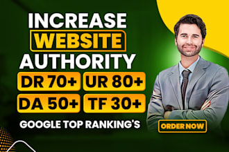 increase domain rating ahrefs dr domain authority da tf using seo backlinks