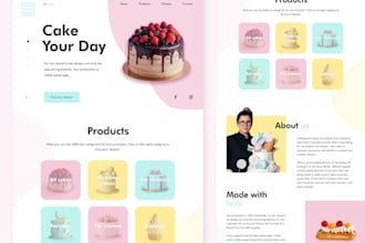 cake website cookies  bakery website cake