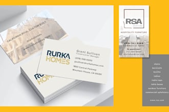 elevate your business with a modern, print ready business card design