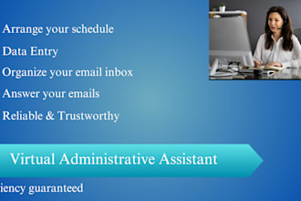 be your personal administrative virtual assistant