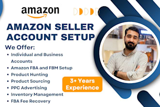 set up, and manage your amazon seller account, individual or business