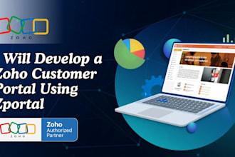 develop a zoho customer portal using zportal