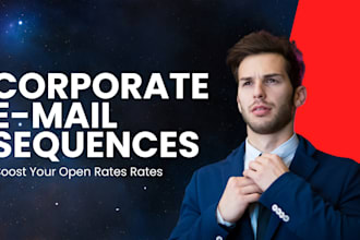 write your corporate sales cold email sequences for you