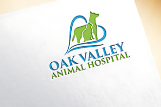 design pet, dog and animal, and veterinary clinic logo with fastest delivery