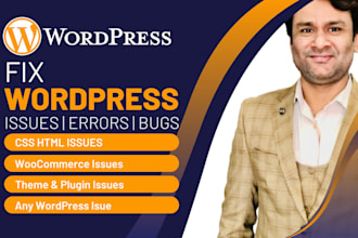 fix wordpress issues, customize website, errors and woocommerce bugs