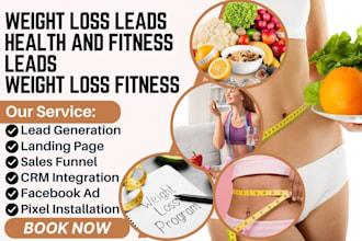 generate weight loss leads health and fitness leads weight loss fitness leads