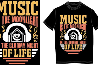 do a modern band music t shirt design for streetwear brand