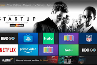build iptv app, roku app, smart tv app, amazon fire tv, ott platform, android tv