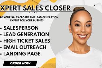 sales person highticket sales leads sales closer sales landingpage
