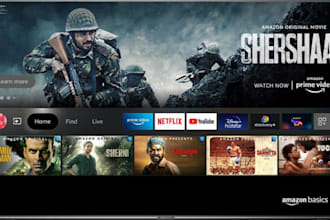 develop smart tv app, roku tv app, apple tv app, amazon fire smart tv app