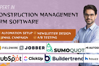 setup fieldwire jobber hubspot houzz pro clickup buildertrend autodesk sumoquote