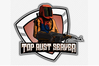 create and set up a rust server with donation store