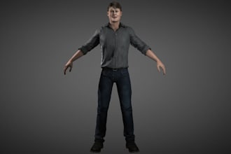 3d realistic character model,stylized nsfw model,sculpt3d,pbr texture,3d rigging