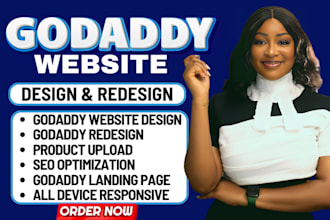godaddy website design godaddy website redesign develop godaddy website design