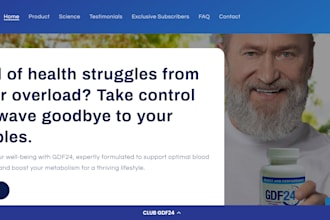 design private label supplement website peptide website supplement shopify store