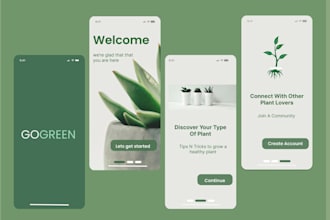 design app splash screen, onboarding, app icons, mobile app logo animation