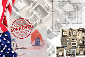 create code compliant 2d floor plans for houses in texas and new york, draftsman