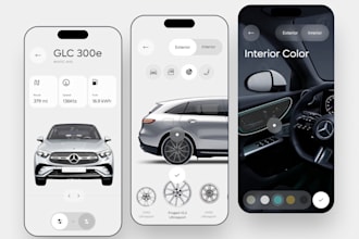 develop car rental app, car marketplace app, car auction app, marketplace app