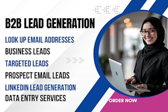 do b2b lead generation, linkedin lead research, email list