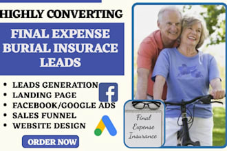 generate final expense leads burial insurance leads life insurance website