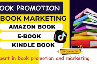 do amazon kindle book promotion children book ebook marketing using tiktok ads
