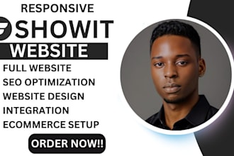 design and customize professional showit website, template, showit