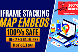 do iframe stacking web 2 dofollow map embeds high da