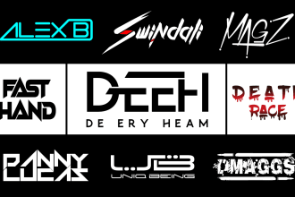 design stunning dj or music logo