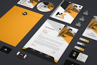 design brand identity, brand book, merchandise kit