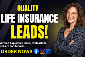 life insurance leads, insurance leads, life insurance website