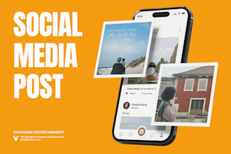 create highend social media posts, ads, and banner designs for your brand